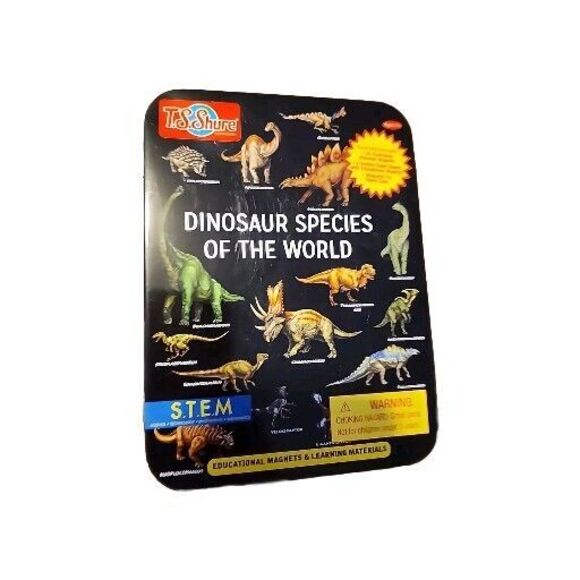 Dinosaur Species Of The World T.S. Shure Bendon Educational Magnets/ Learn STEM - Picture 1 of 8